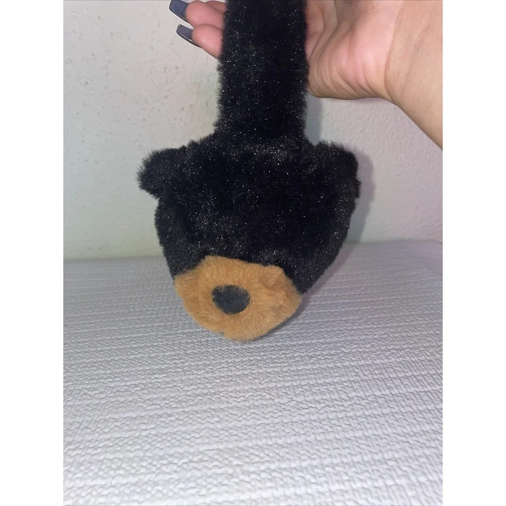 BLACK BEAR EAR MUFFS